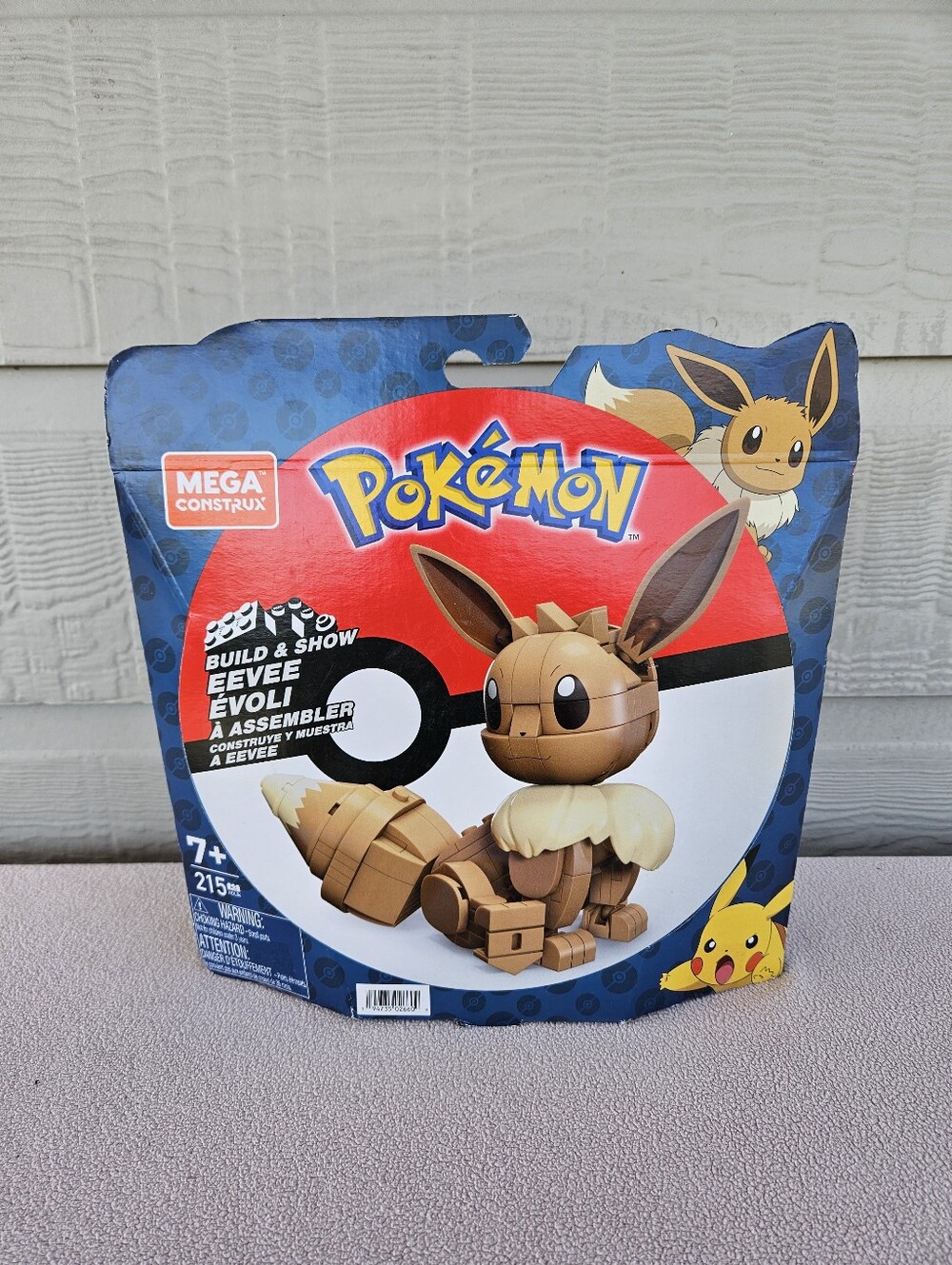 MEGA Construx Pokémon Eevee Build & Show HDL84 Building Set 215 Pieces